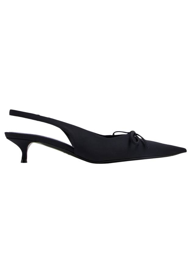 Luxury Balenciaga Trending 2025 Knife Bow Slingback Heel Black