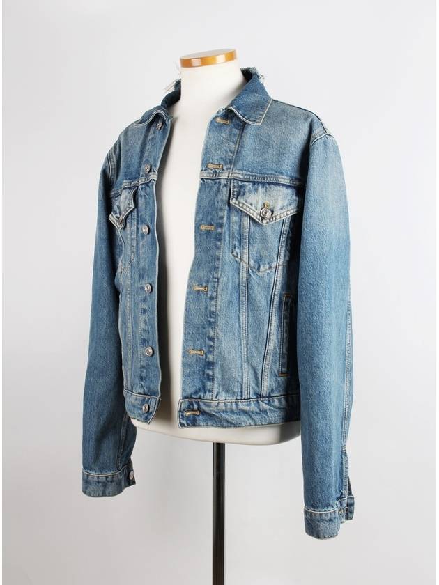 Luxury Balenciaga Trending 2025 Wave logo denim jacket 48