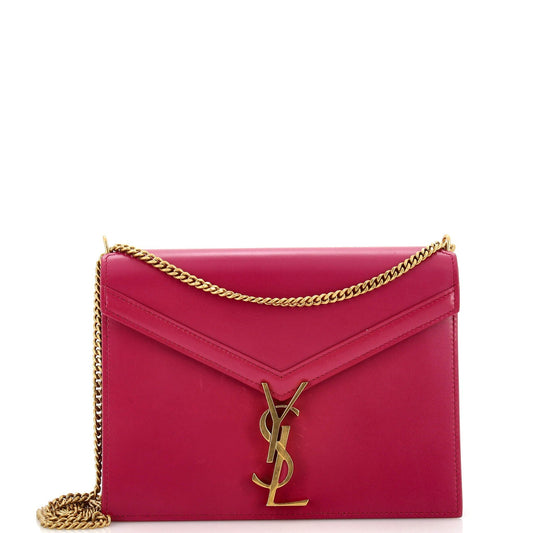 Luxury Saint Laurent Trending 2025 Cassandra Chain Shoulder Bag Leather Small