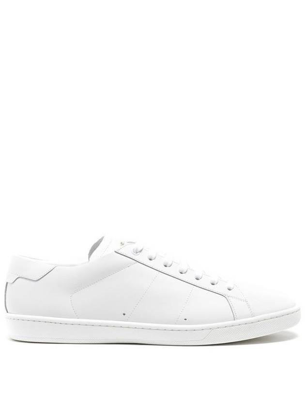 Luxury Saint Laurent Trending 2025 Signature Court Classic Leather Low Top Sneakers Off White