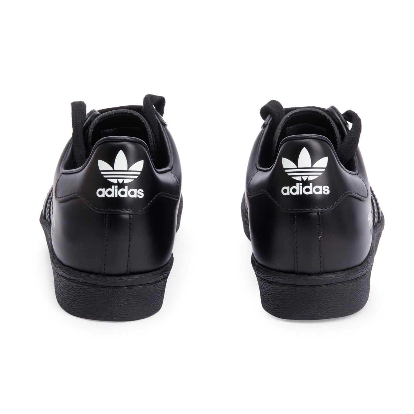 Prada X Adidas Black Leather Superstar Sneakers, Size 36.5