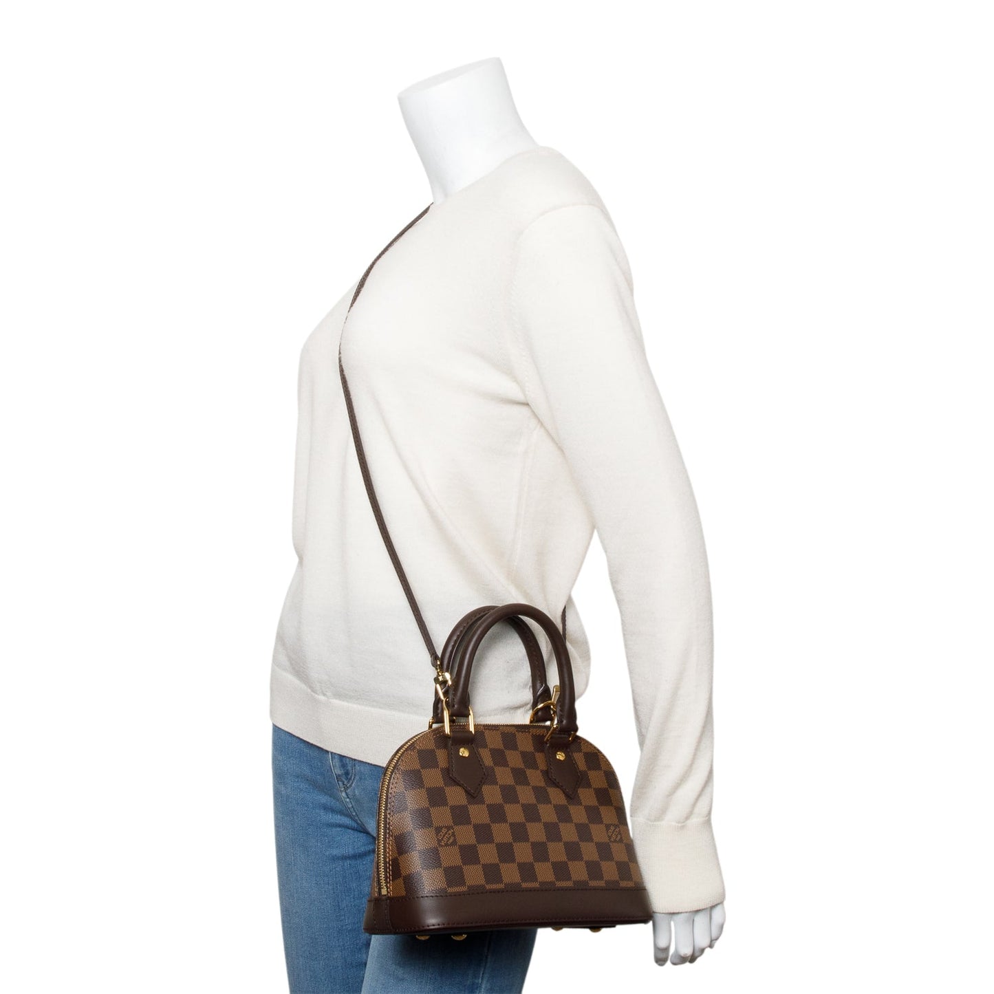 Louis Vuitton 2022 Damier Ebene Alma BB