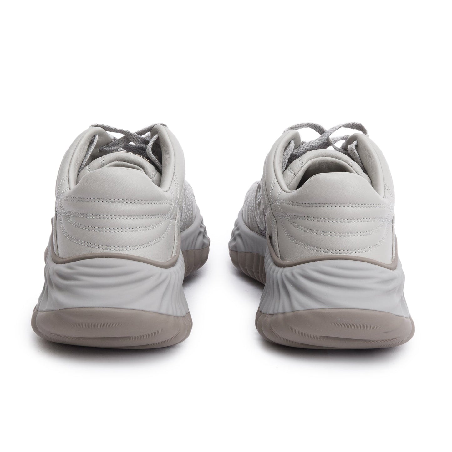 Gucci Grey Leather Men's Ripple Sneakers, Size 6