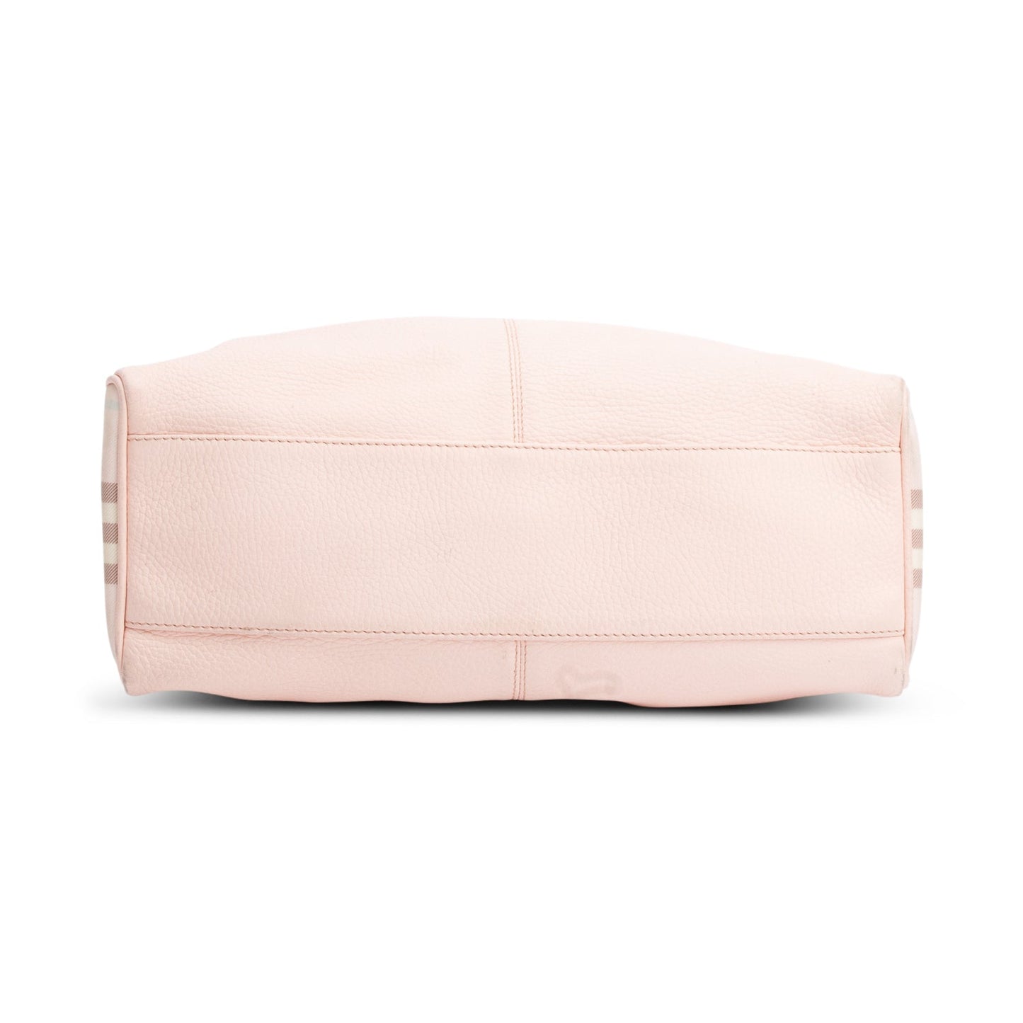Burberry Pink Calfskin Leather Small Loop Tote