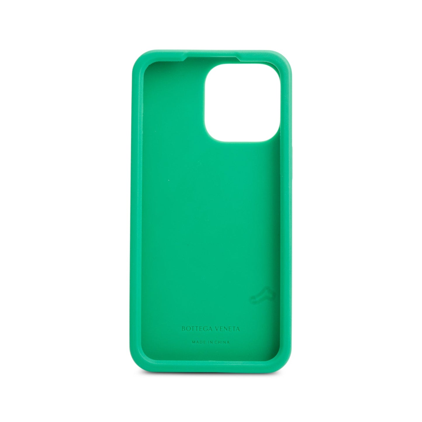 Bottega Veneta Green Intreccio Rubber Silicon iPhone 16 Pro Max Case