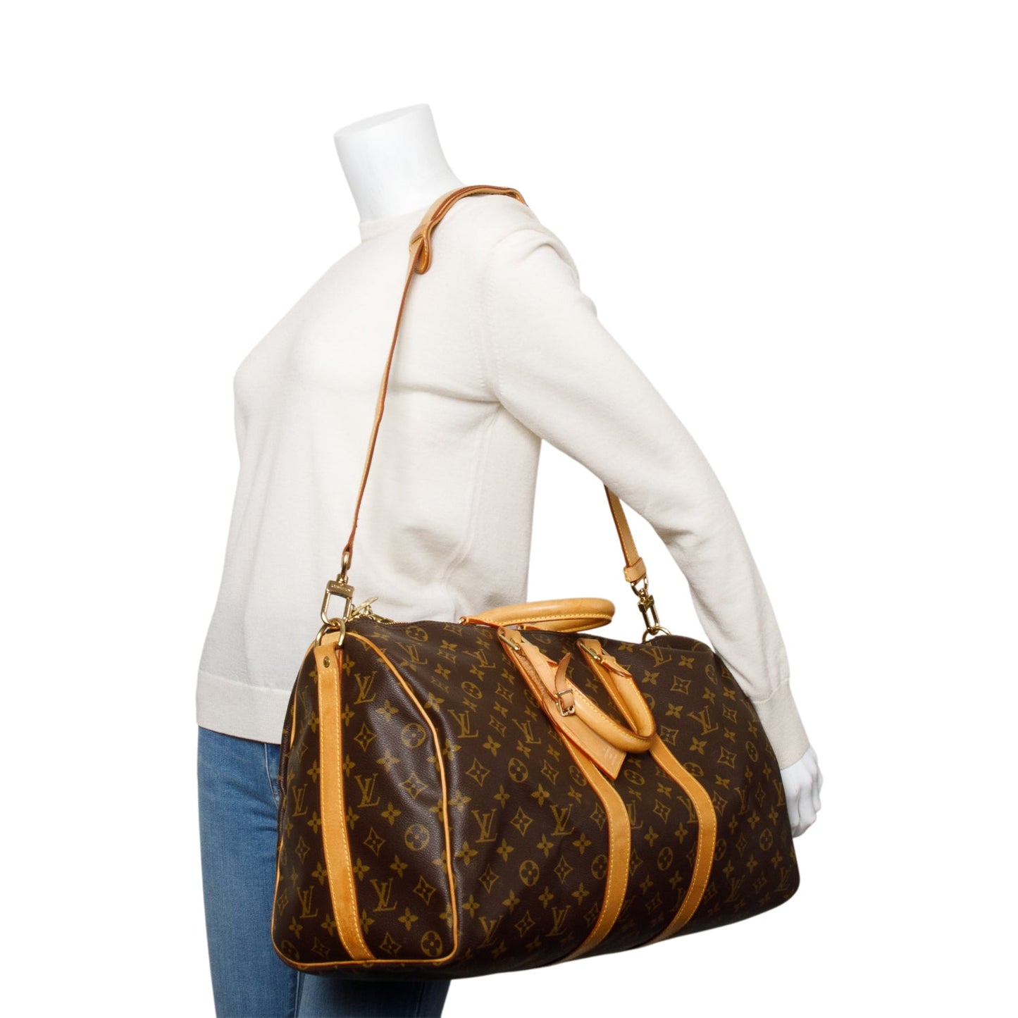 Louis Vuitton Monogram Keepall Bandouliere 45