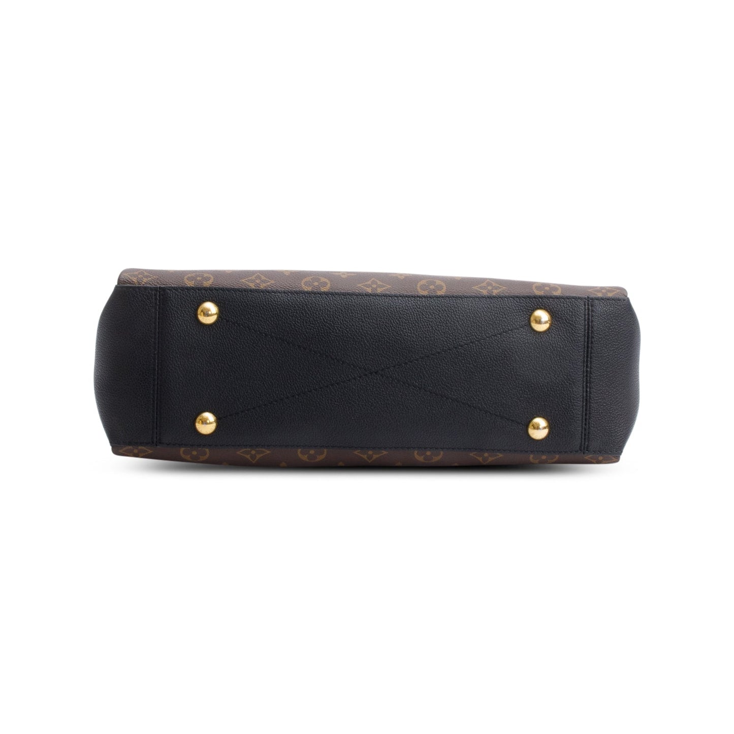 Louis Vuitton Monogram Black Leather Trim Surene MM