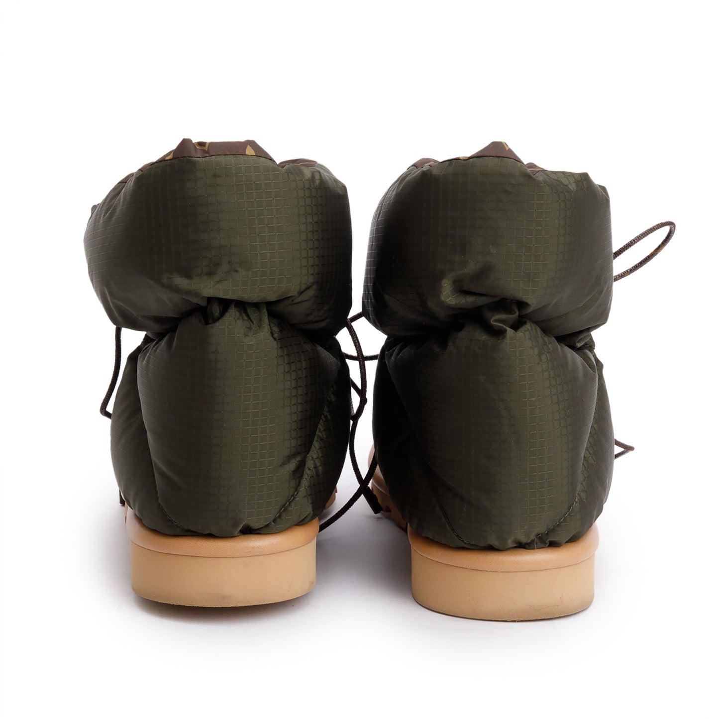Louis Vuitton 2020 Green Nylon Lace-Up Pillow Comfort Ankle Boots, Size 38