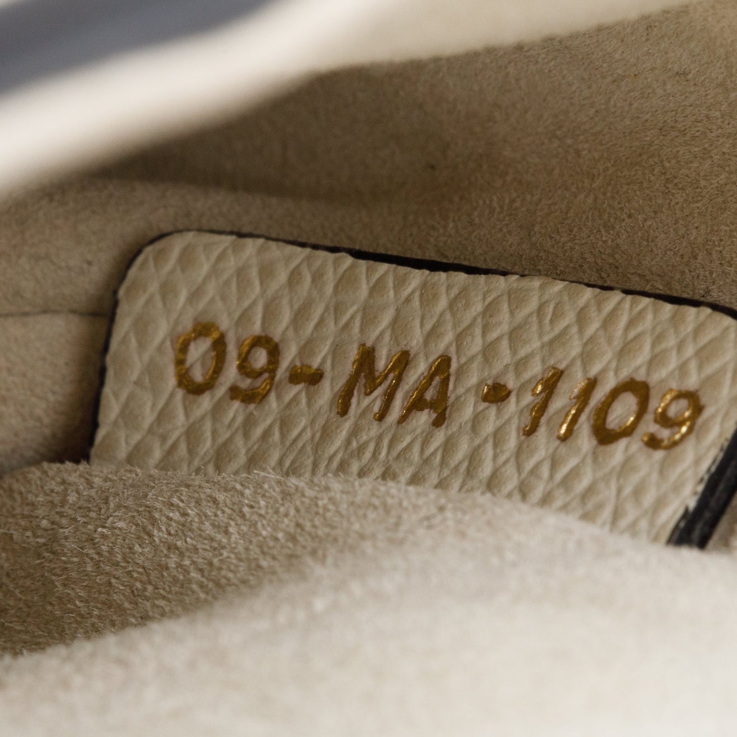 Christian Dior White Grained Calfskin Leather Mini Saddle Bag