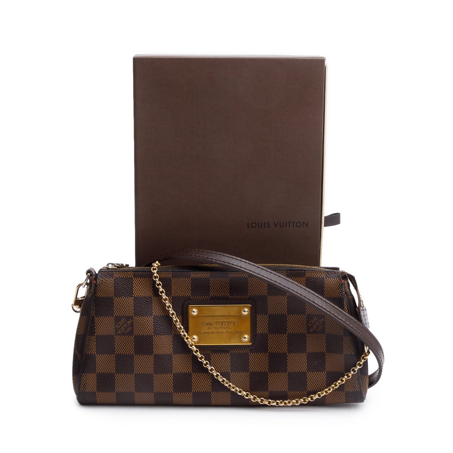 Louis Vuitton Damier Ebene Eva Clutch