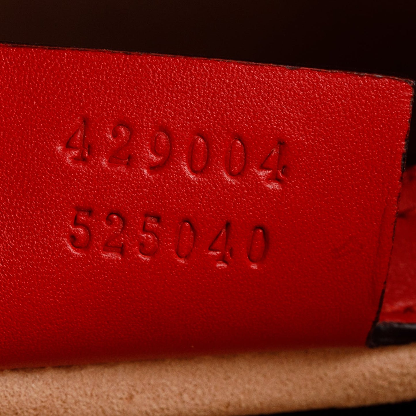Gucci Red Calfskin Leather Ghost GG Diamond Messenger Bag