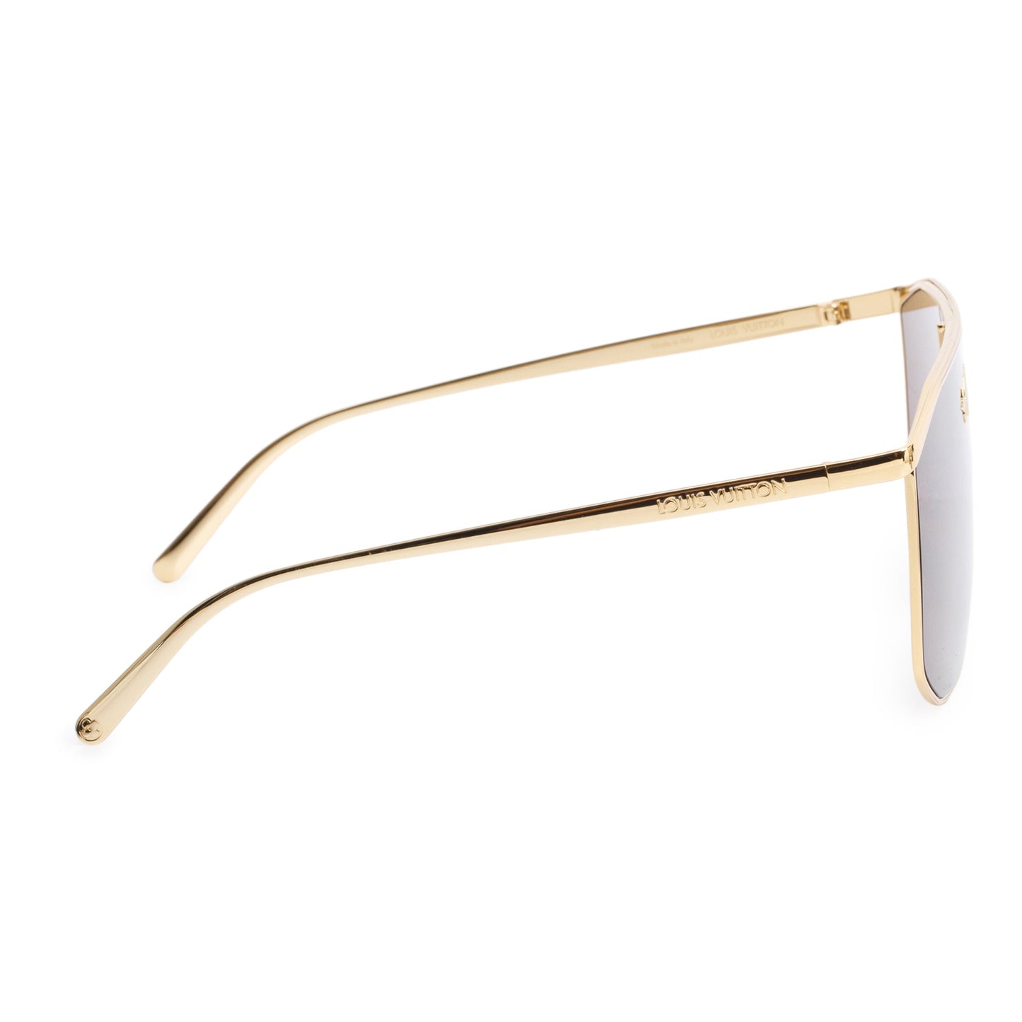 Louis Vuitton 2022 Z1717U Gold Plated LV Golden Mask Sunglasses