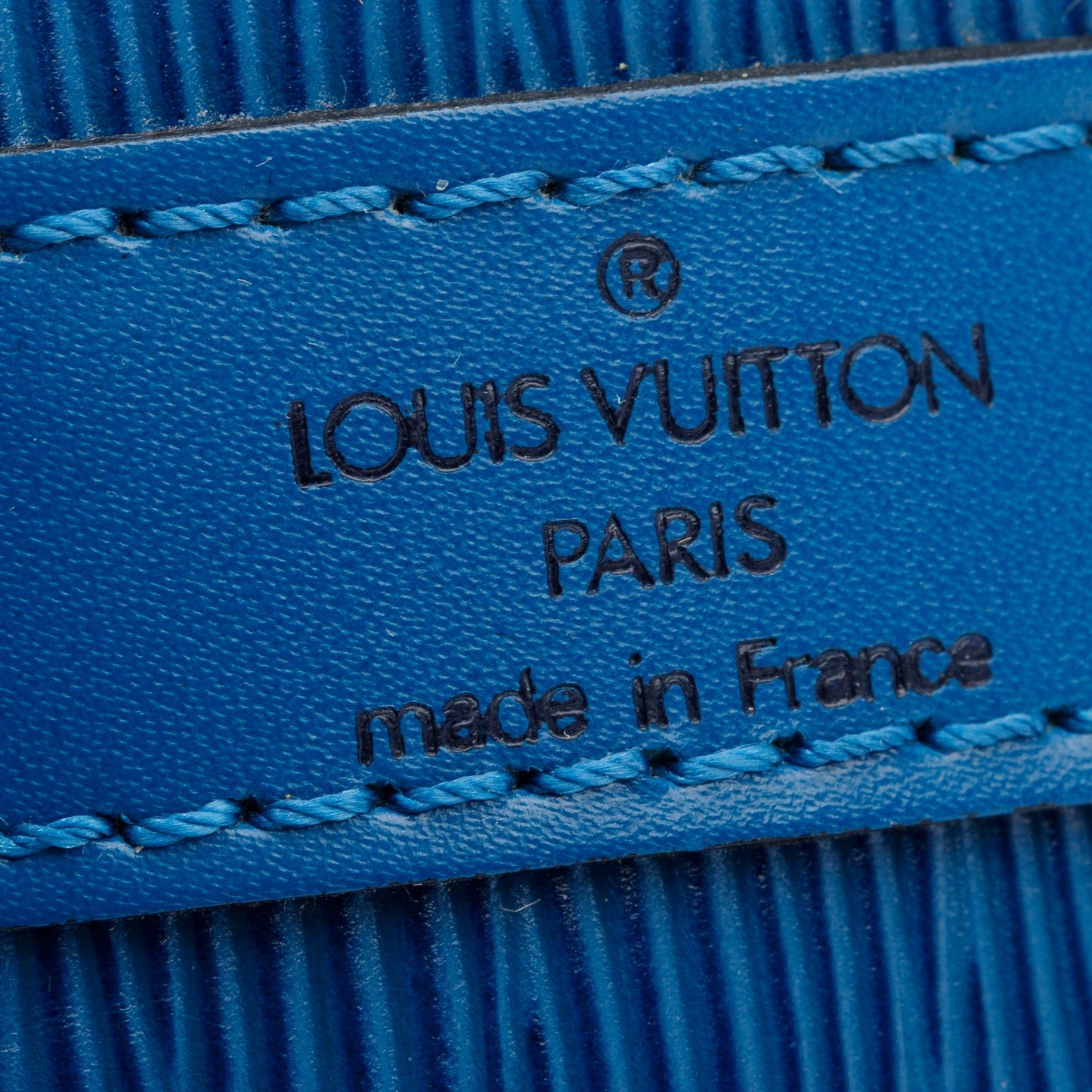 Louis Vuitton Vintage Blue Epi Leather Noe MM
