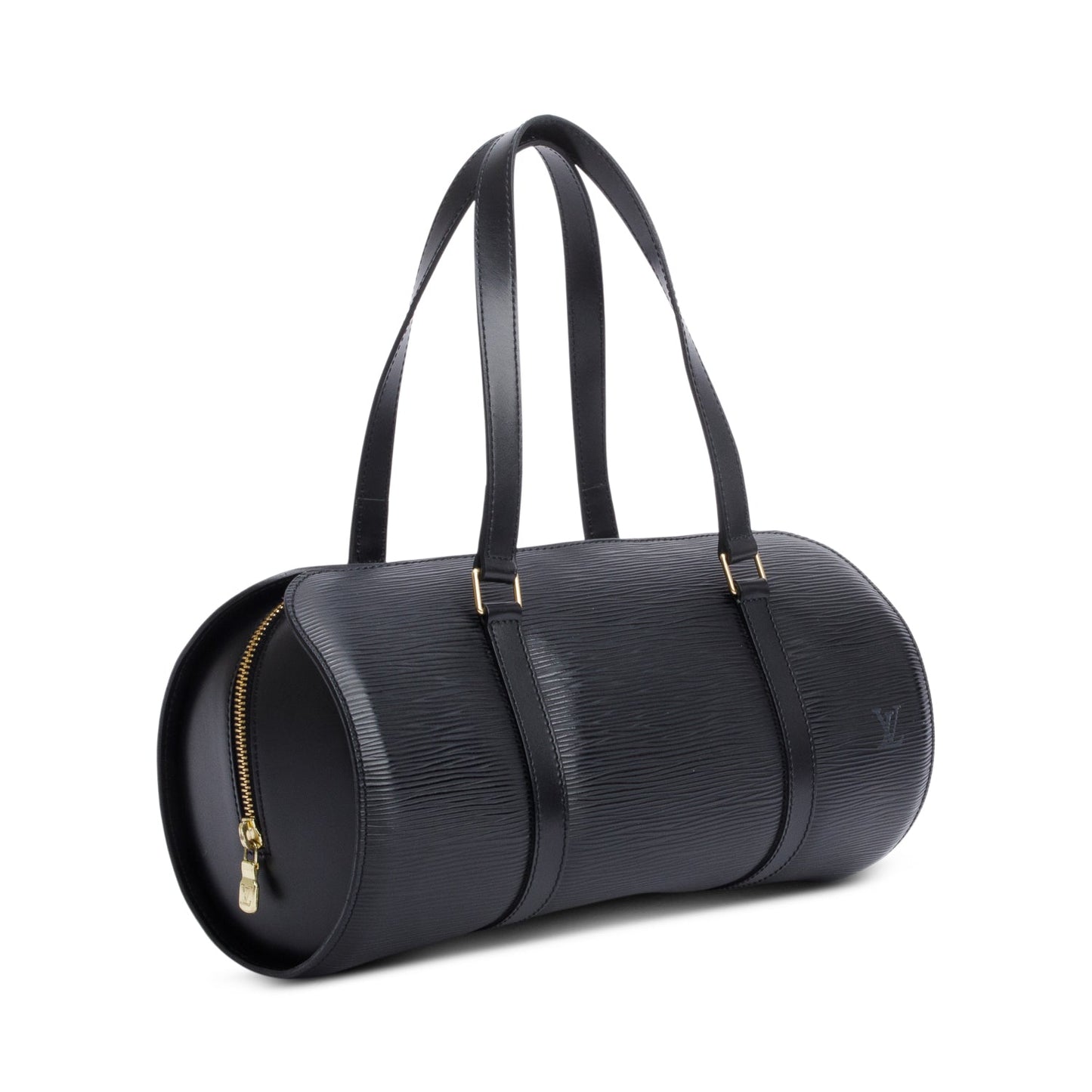 Louis Vuitton Black Epi Leather Soufflot Bag