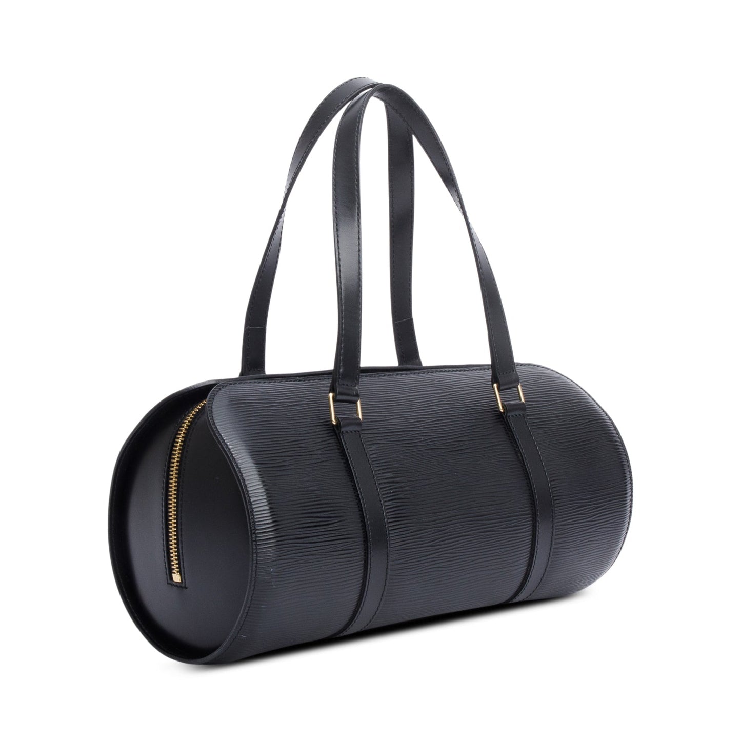 Louis Vuitton Black Epi Leather Soufflot Bag