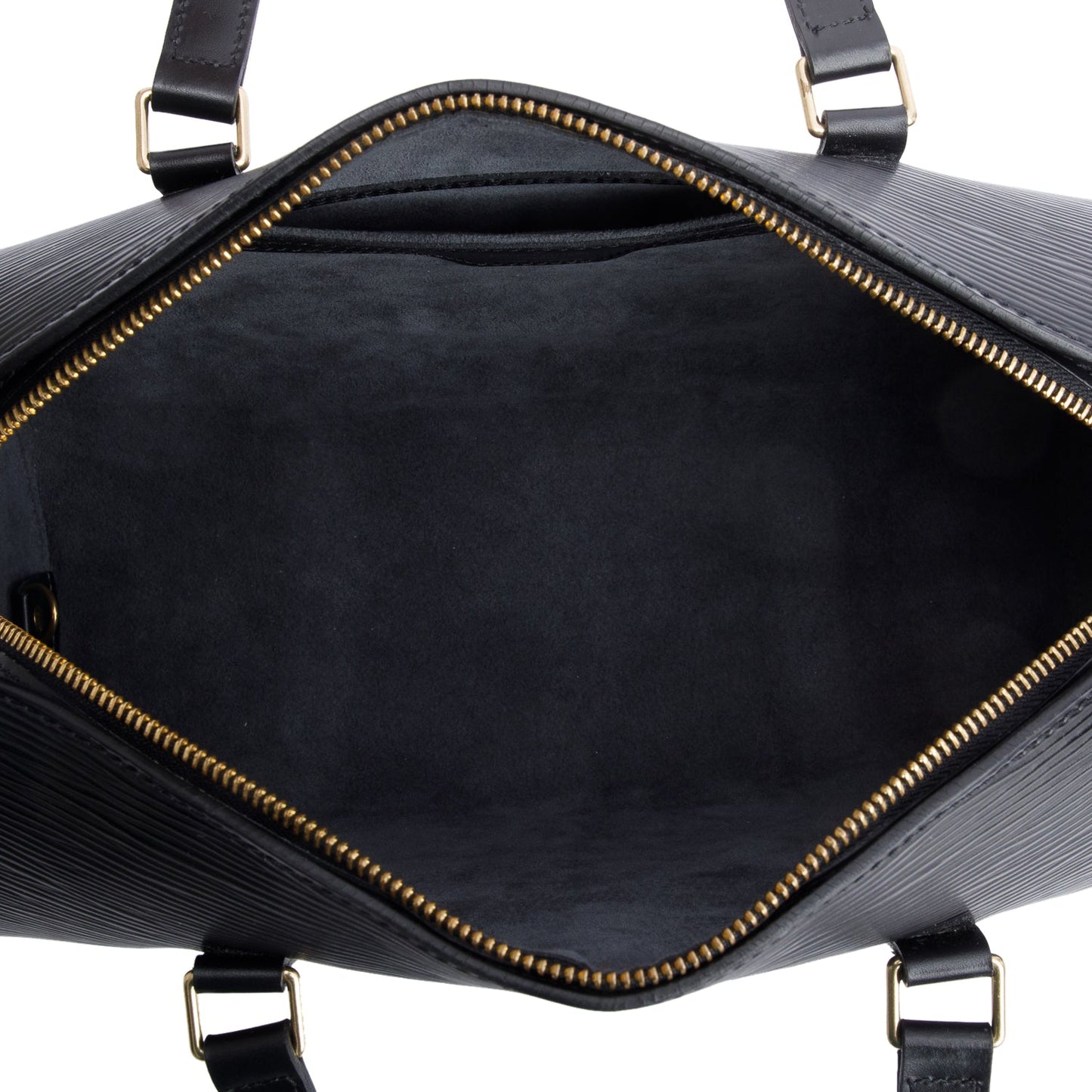 Louis Vuitton Black Epi Leather Soufflot Bag