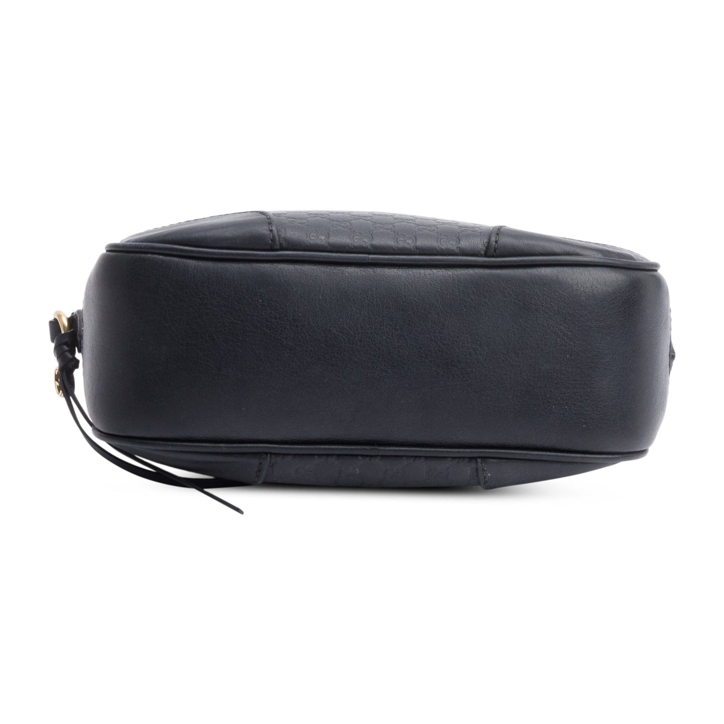 Gucci Black Microguccissima Leather Mini Bree Crossbody Bag