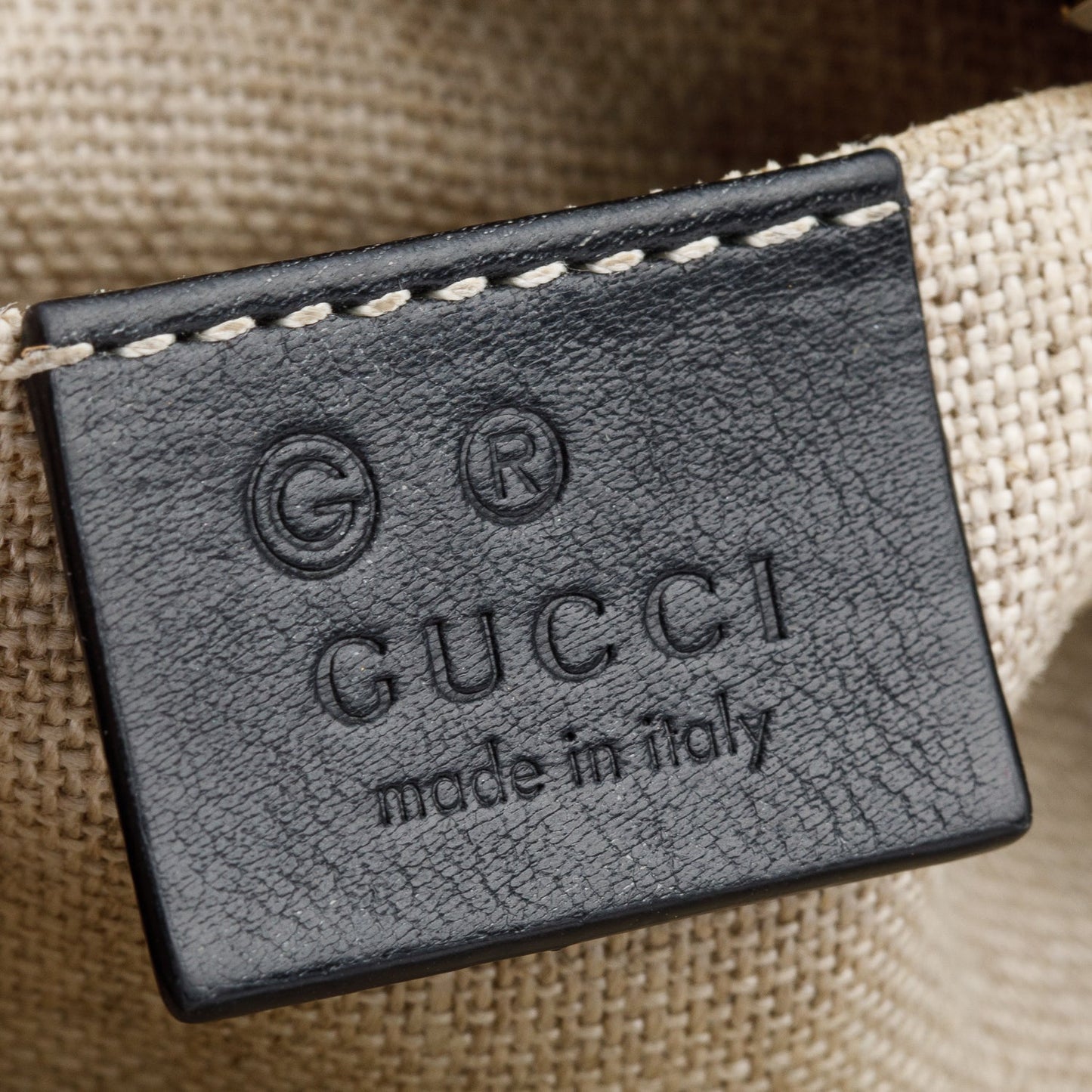 Gucci Black Microguccissima Leather Mini Bree Crossbody Bag