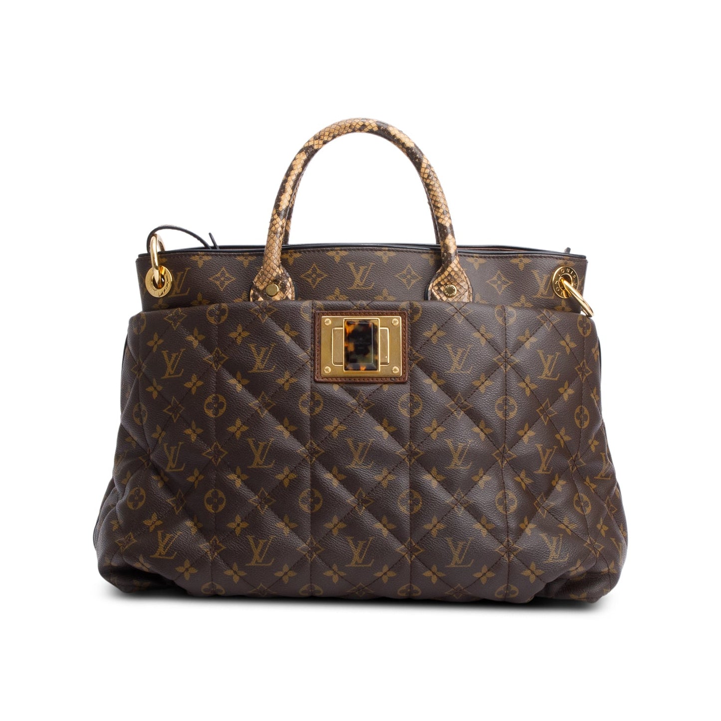 Louis Vuitton Limited Edition Monogram Python Trim Etoile Exotique Tote GM