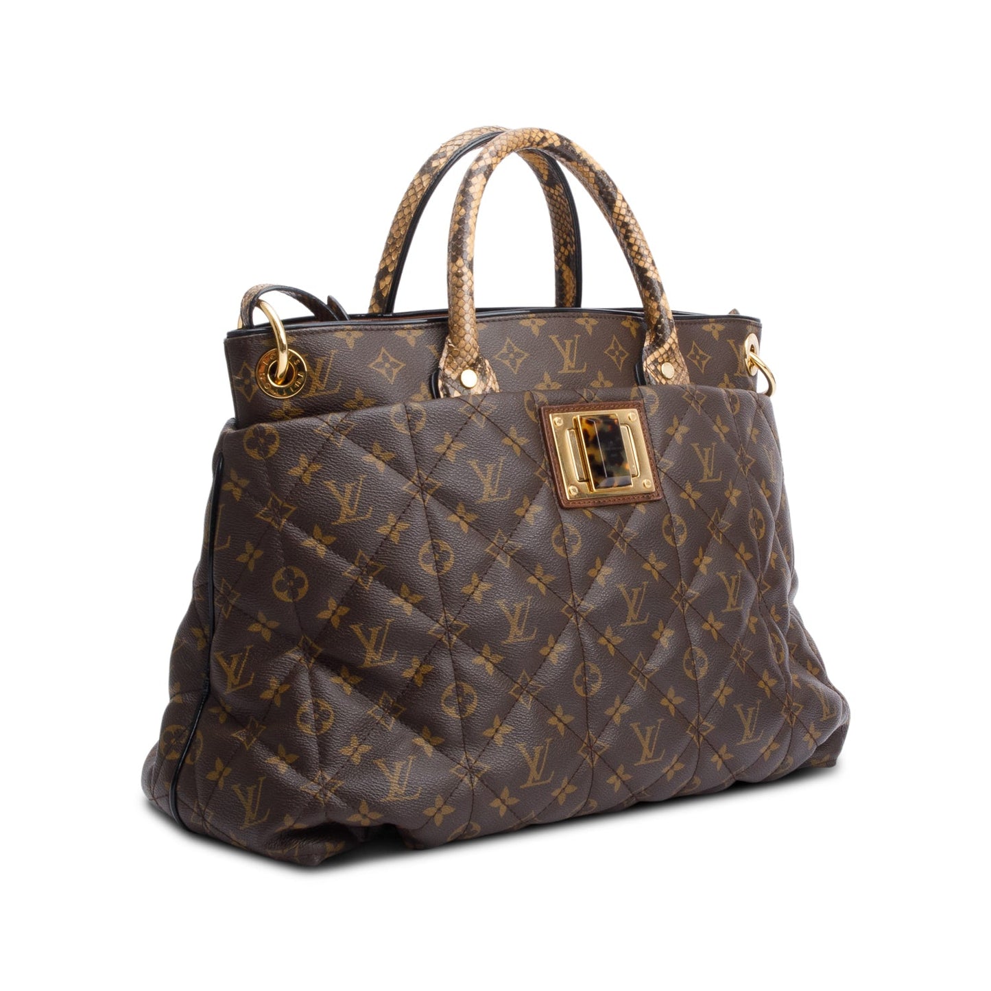 Louis Vuitton Limited Edition Monogram Python Trim Etoile Exotique Tote GM