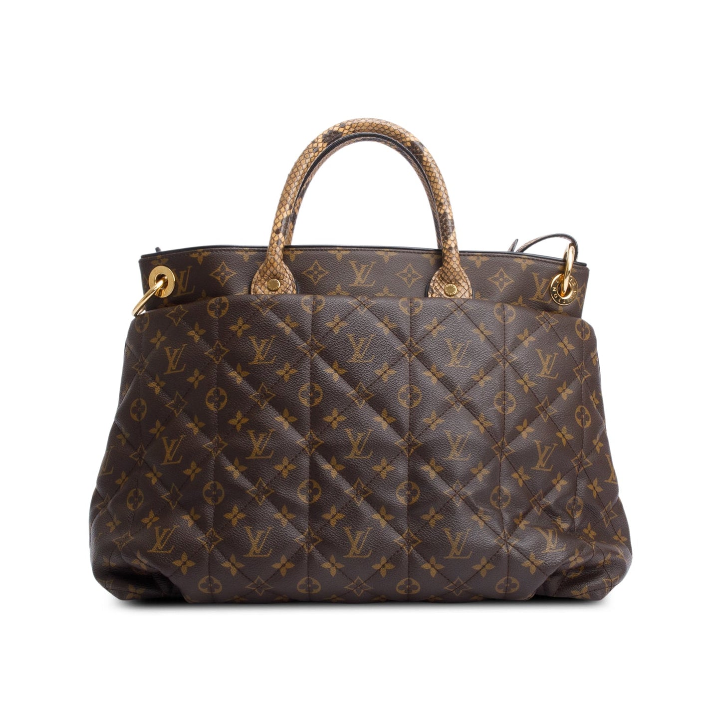 Louis Vuitton Limited Edition Monogram Python Trim Etoile Exotique Tote GM