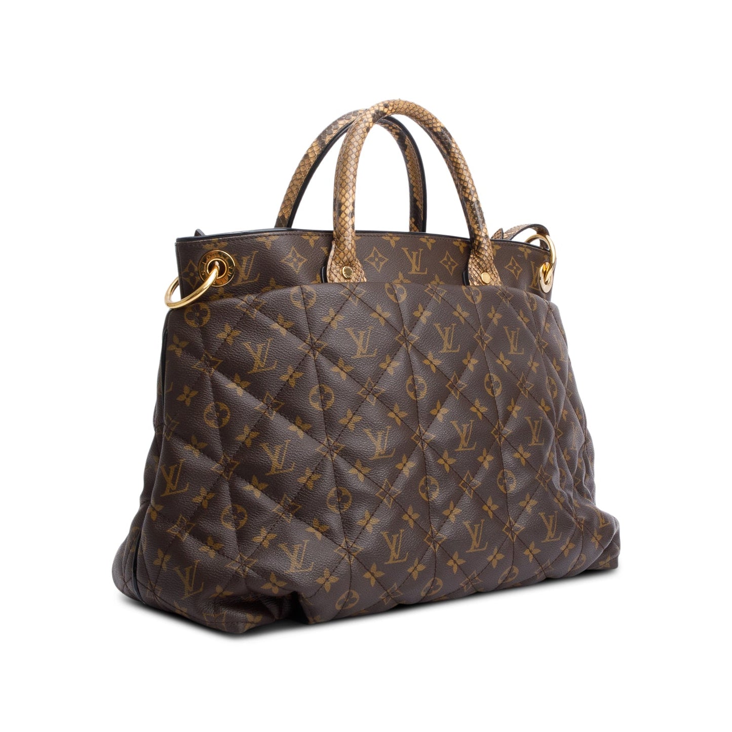 Louis Vuitton Limited Edition Monogram Python Trim Etoile Exotique Tote GM