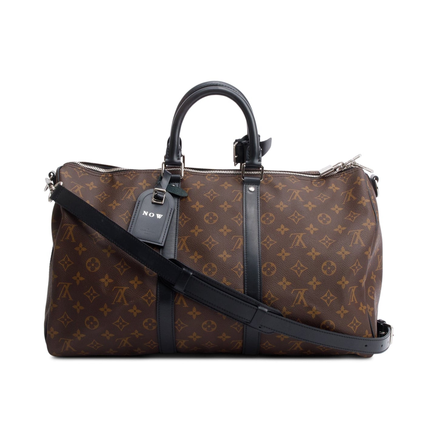 Louis Vuitton Monogram Macassar Keepall Bandouliere 45