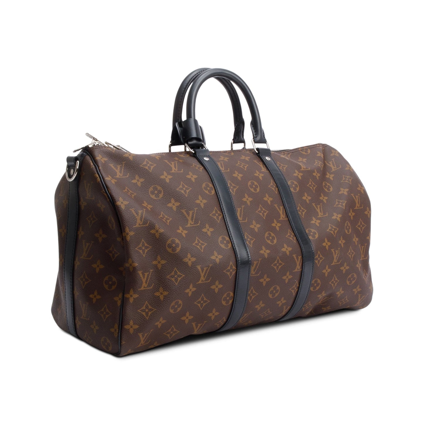 Louis Vuitton Monogram Macassar Keepall Bandouliere 45