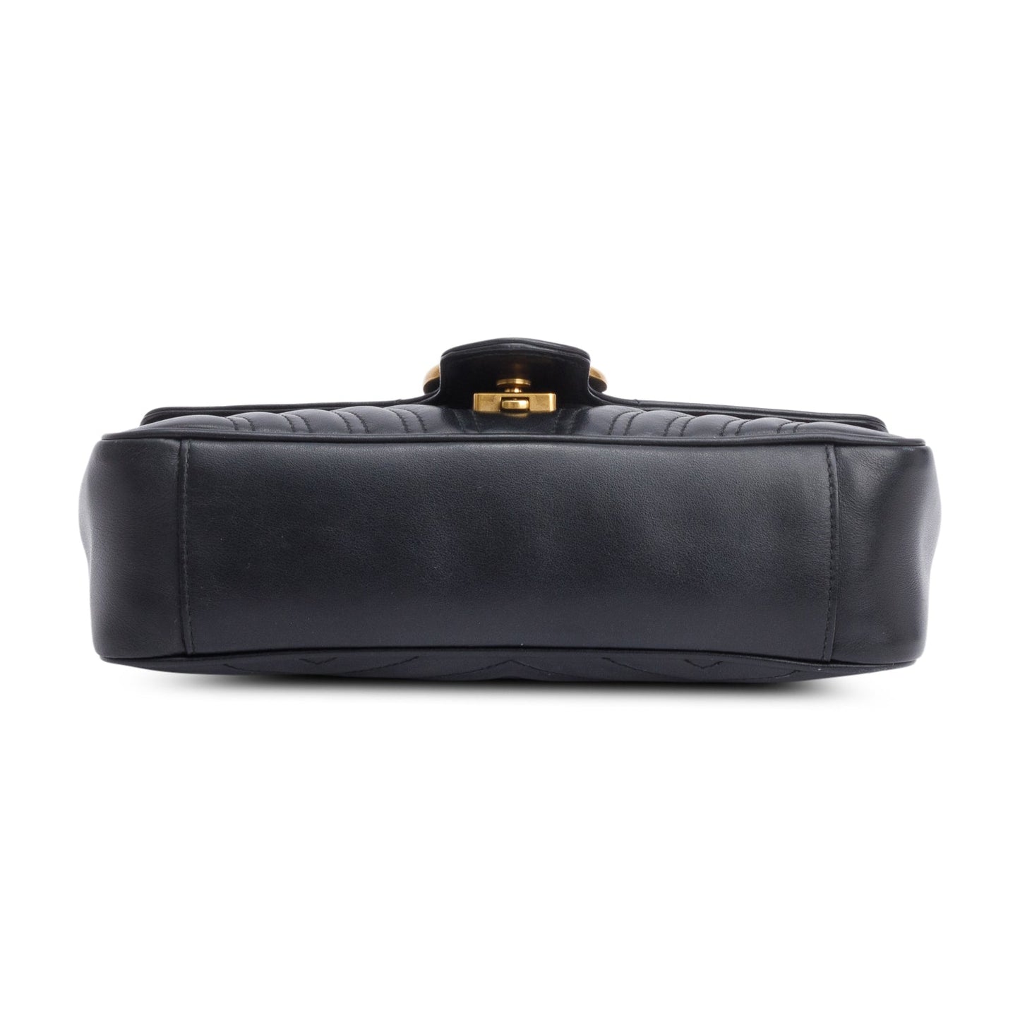 Gucci Black GG Marmont Matelasse Medium Shoulder Bag