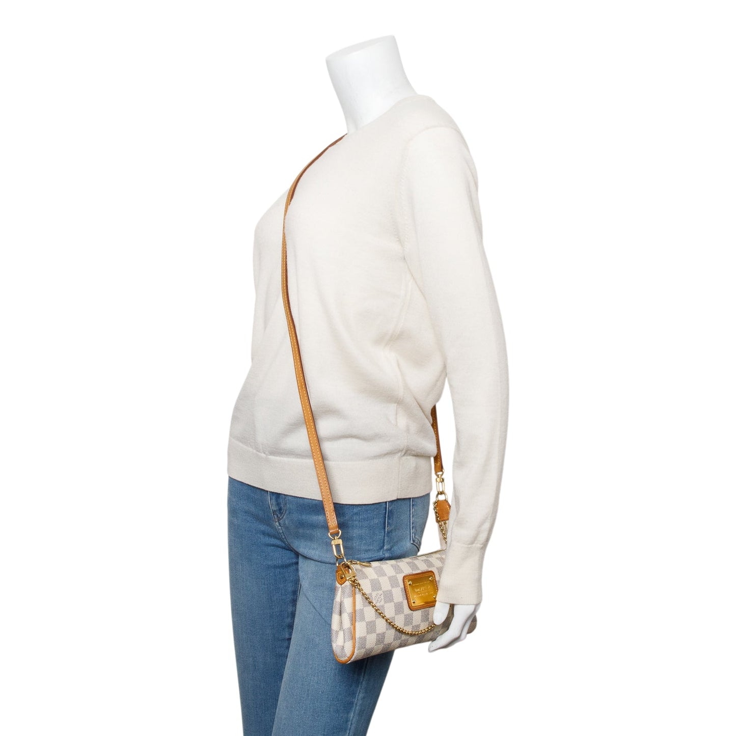 Louis Vuitton Damier Azur Eva Clutch