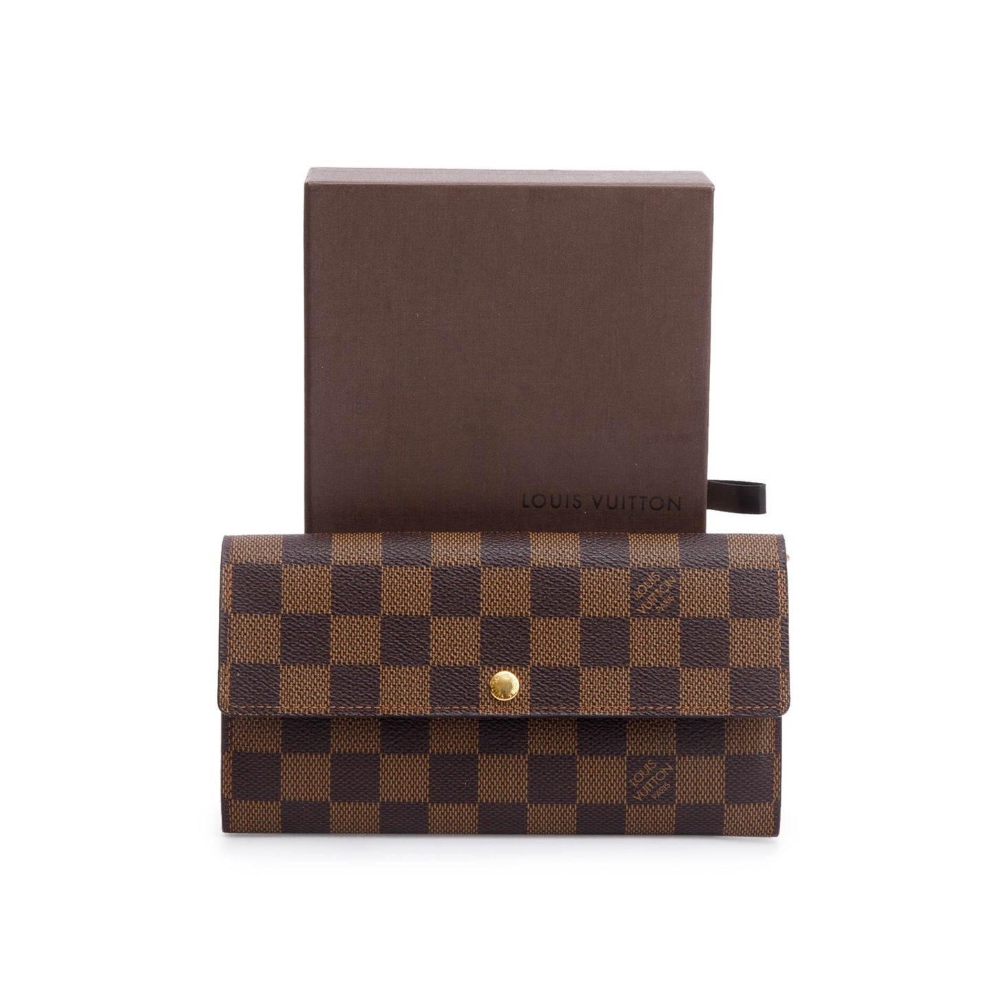 Louis Vuitton Damier Ebene Sarah Wallet