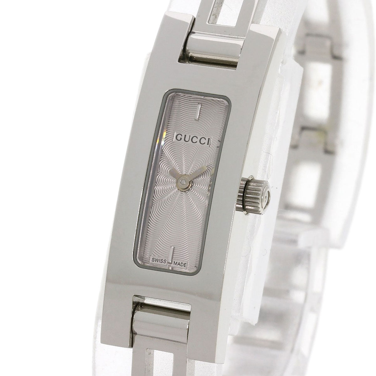 GUCCI Watches Quartz Stainless Steel , Stainless Steel Silver 3900L Silver dial Women
