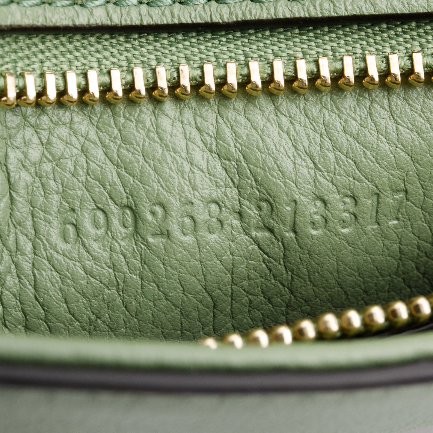 Gucci Green Calfskin Leather Blondie Shoulder Bag