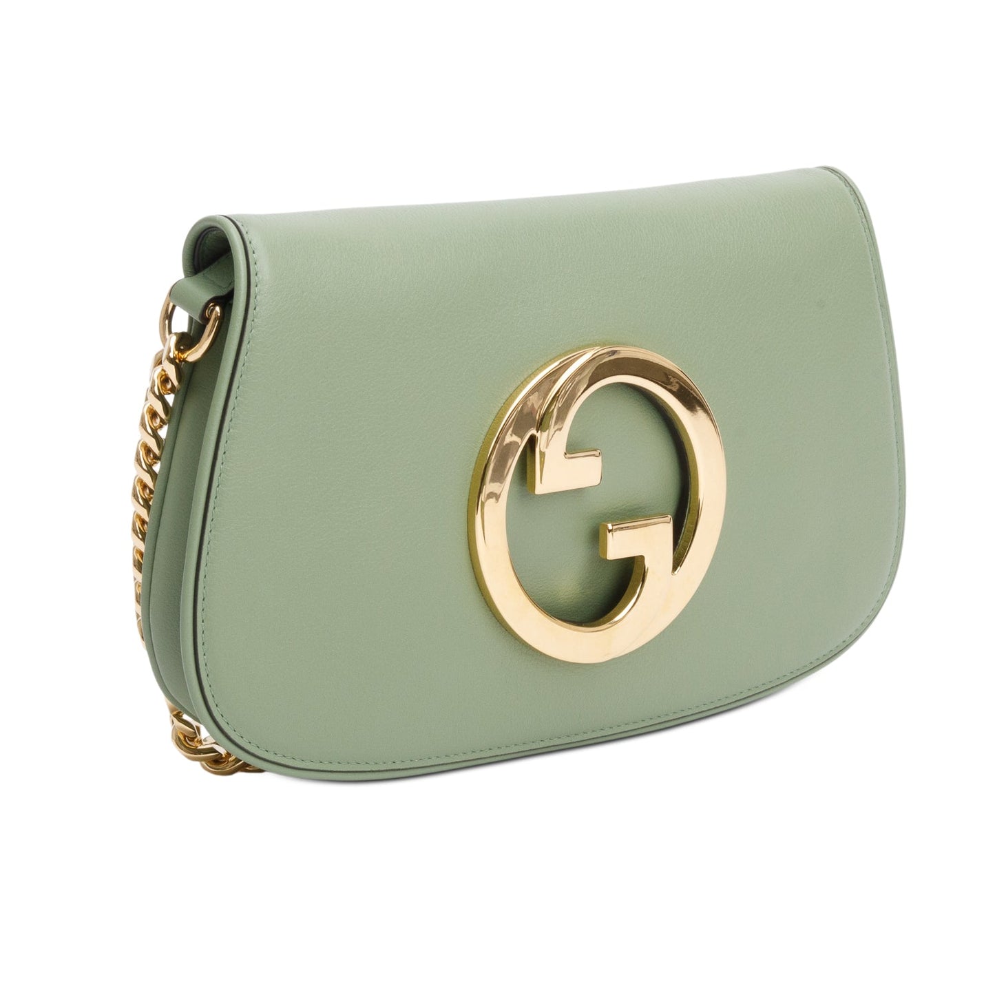 Gucci Green Calfskin Leather Blondie Shoulder Bag