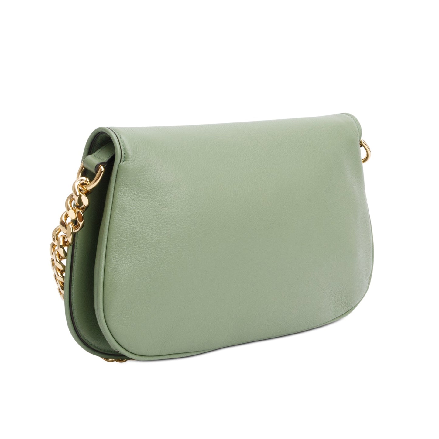 Gucci Green Calfskin Leather Blondie Shoulder Bag