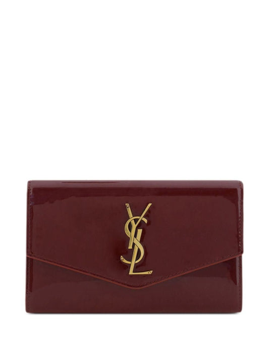 Luxury Saint Laurent Trending 2025 Women's Uptown Chain Wallet in Redgrenat | 607788BMIIW