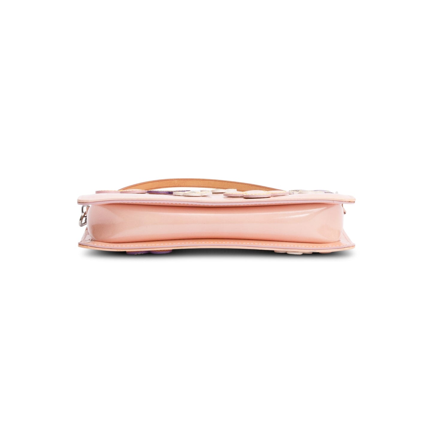 Louis Vuitton Pink Multicolor Monogram Vernis Leather Lexington Fleur Pochette