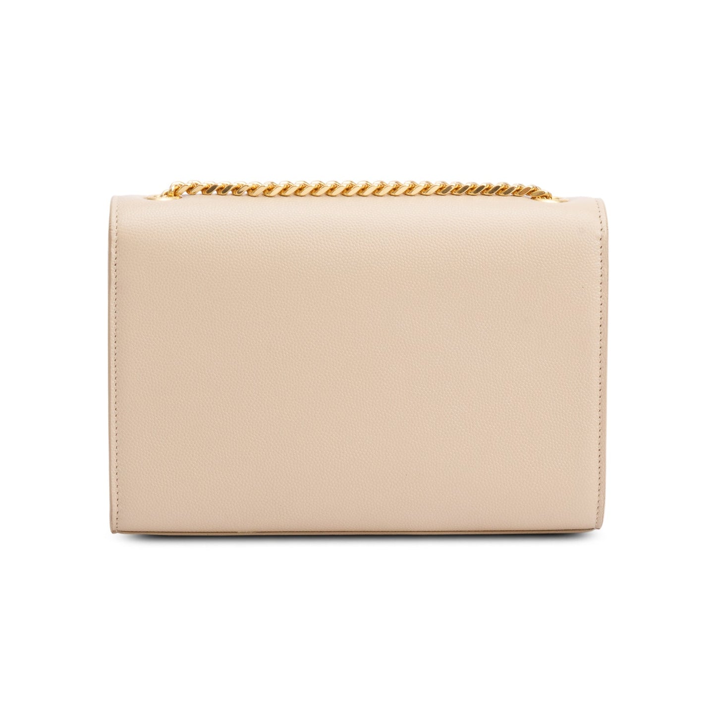 Saint Laurent Nude Grain De Poudre Leather Small Monogram Kate Bag
