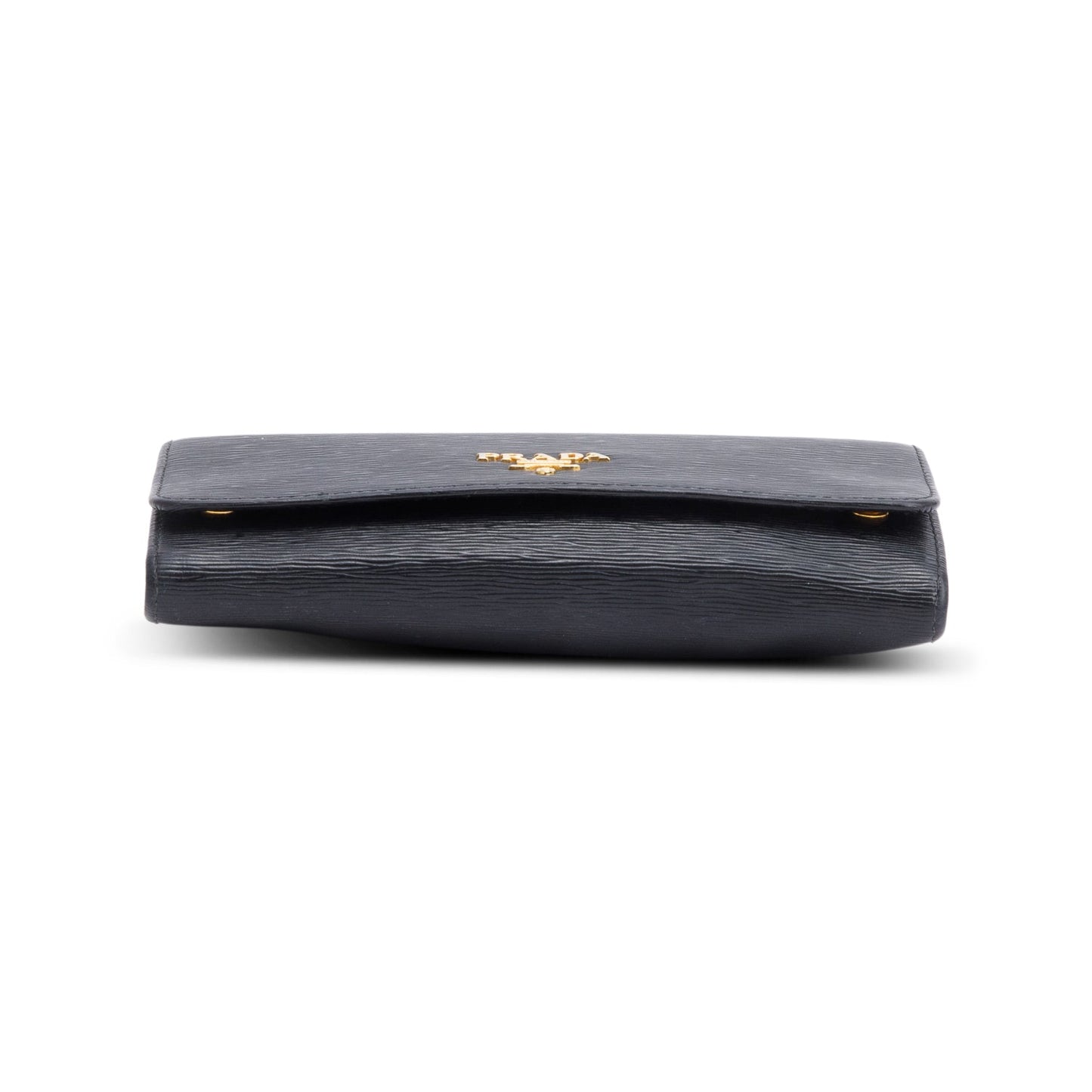 Prada Black Vitello Move Flap Crossbody Bag