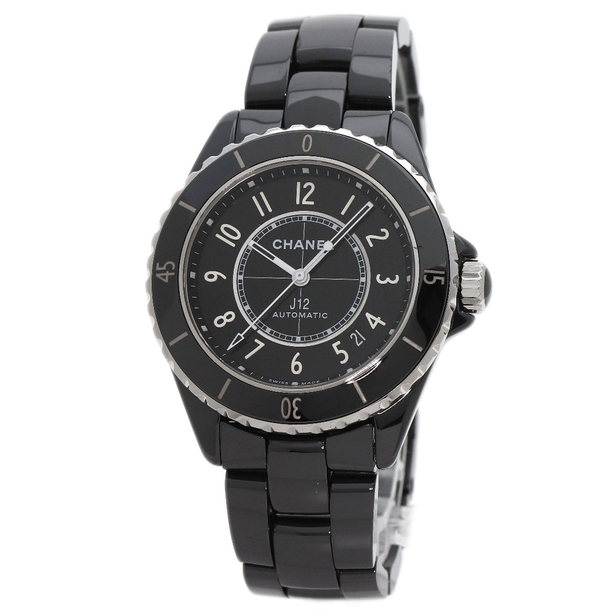 CHANEL Watches Mechanical Automatic H5699 ceramic black Caliber 12.1 J12 1.5" H5699 current model black dial