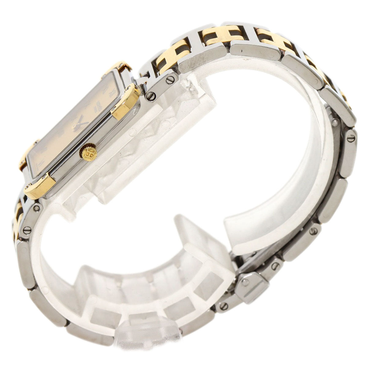 HERMES Watches Quartz CR1.220 Stainless Steel , SSxGP gold Clojure Champagne Gold dial Women