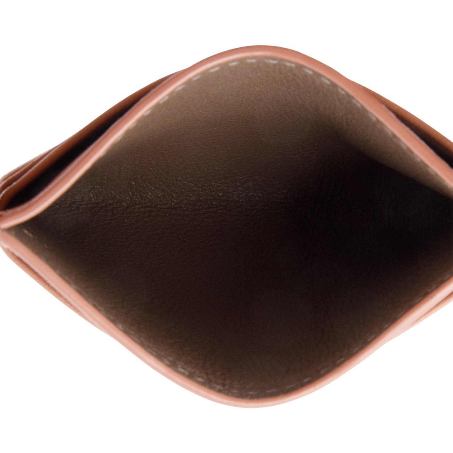 Bottega Veneta Pink Intrecciato Nappa Leather Intrecciato Card Holder
