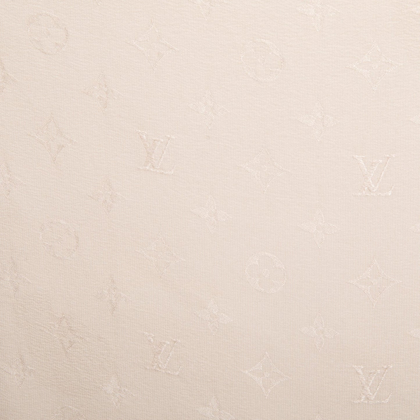 Louis Vuitton Beige Monogram Square Silk Scarf