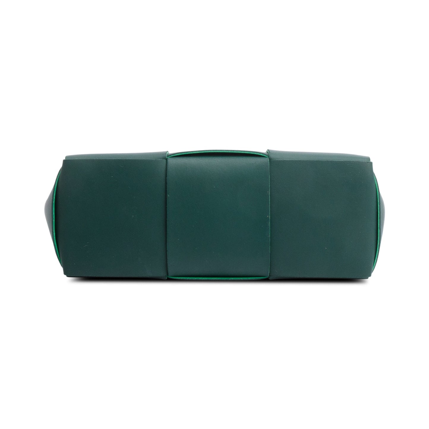 Bottega Veneta Green Maxi Intrecciato Leather Small Arco Tote