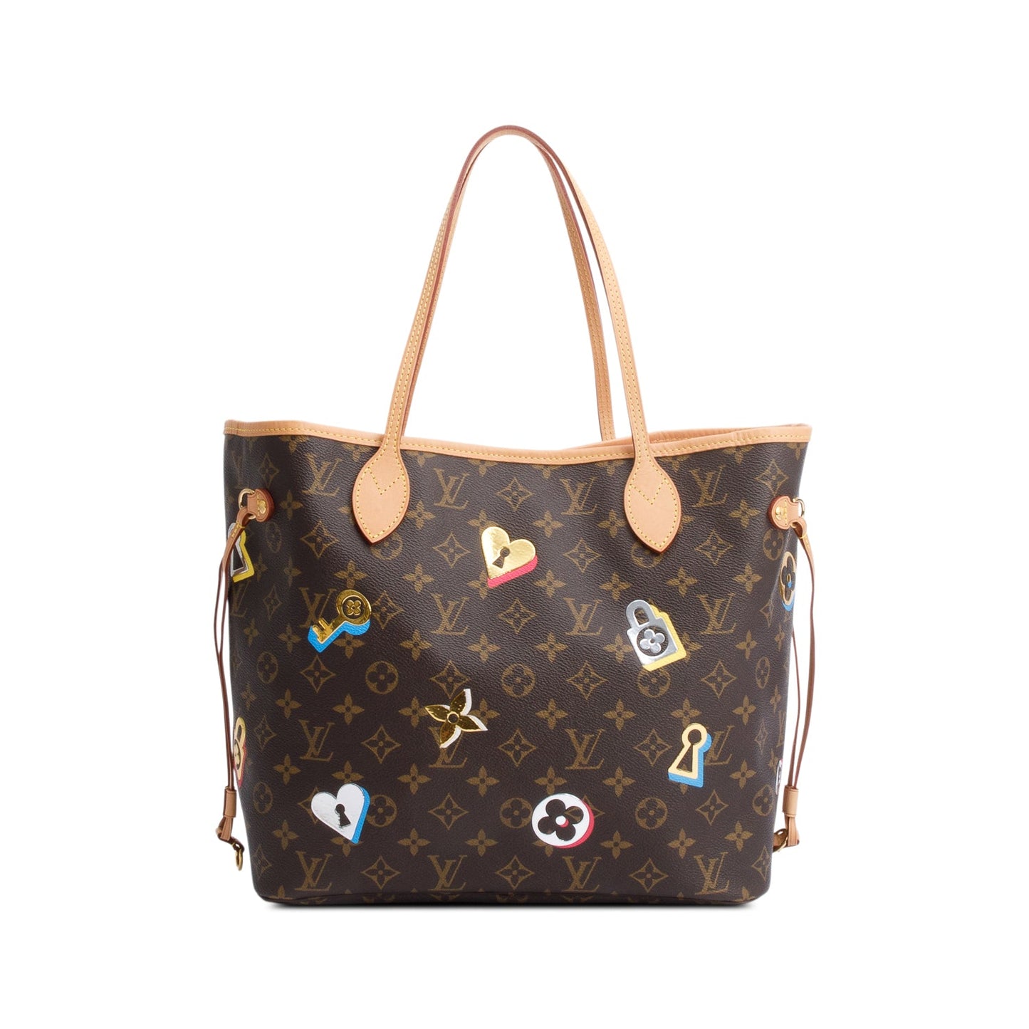 Louis Vuitton Monogram Love Lock Neverfull MM