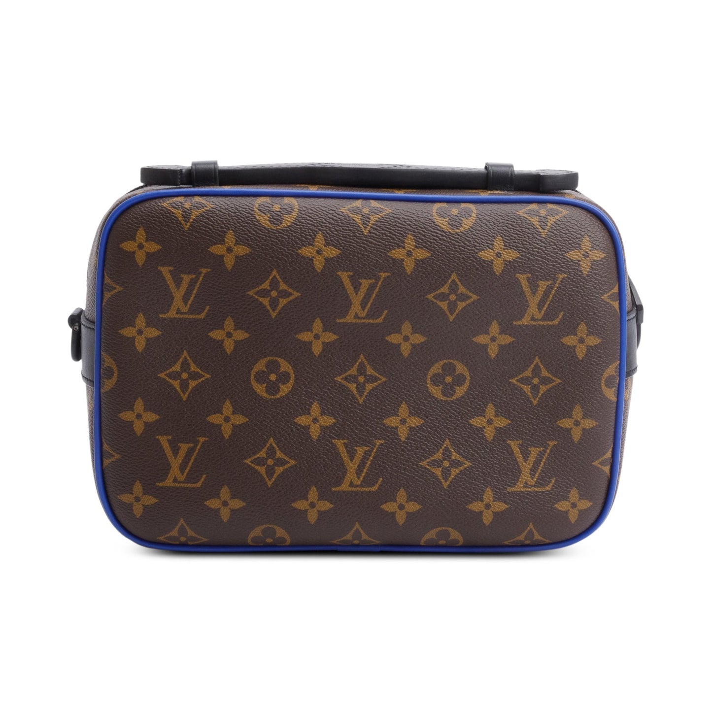 Louis Vuitton Monogram Macassar S Lock Messenger Bag