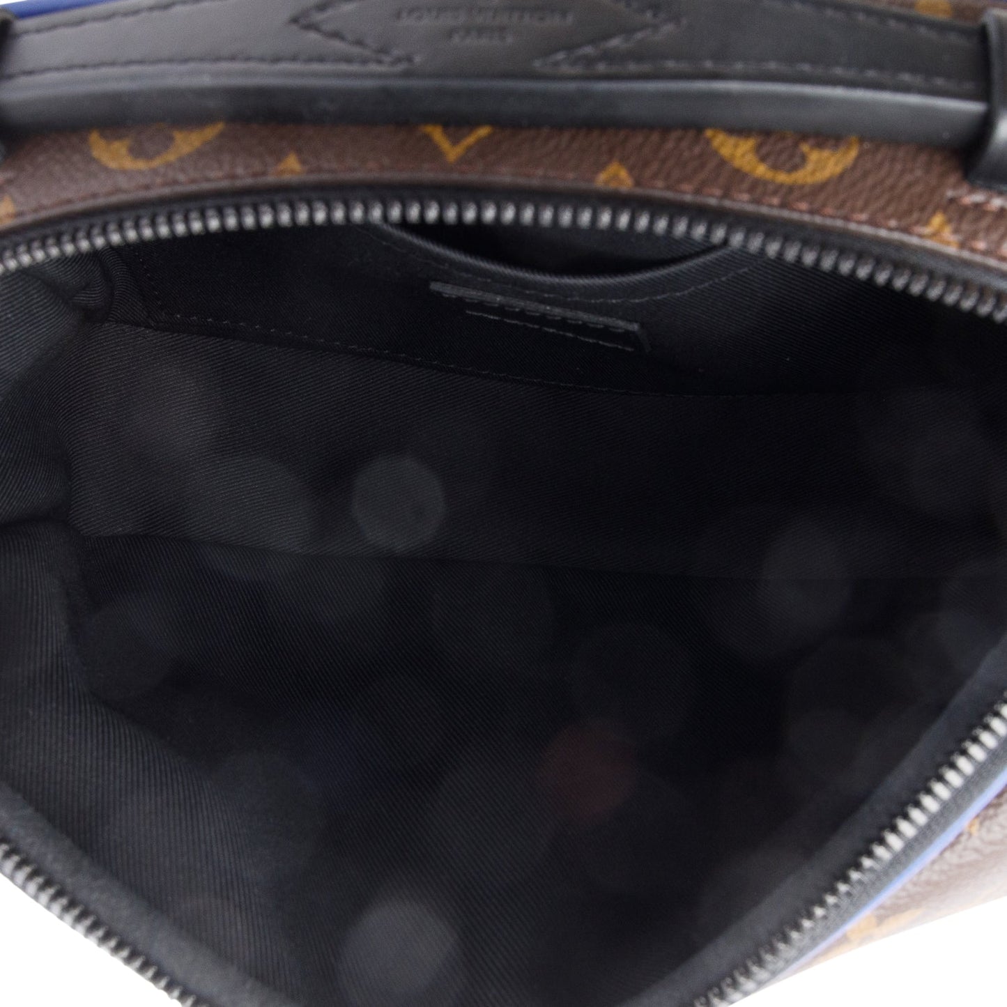 Louis Vuitton Monogram Macassar S Lock Messenger Bag