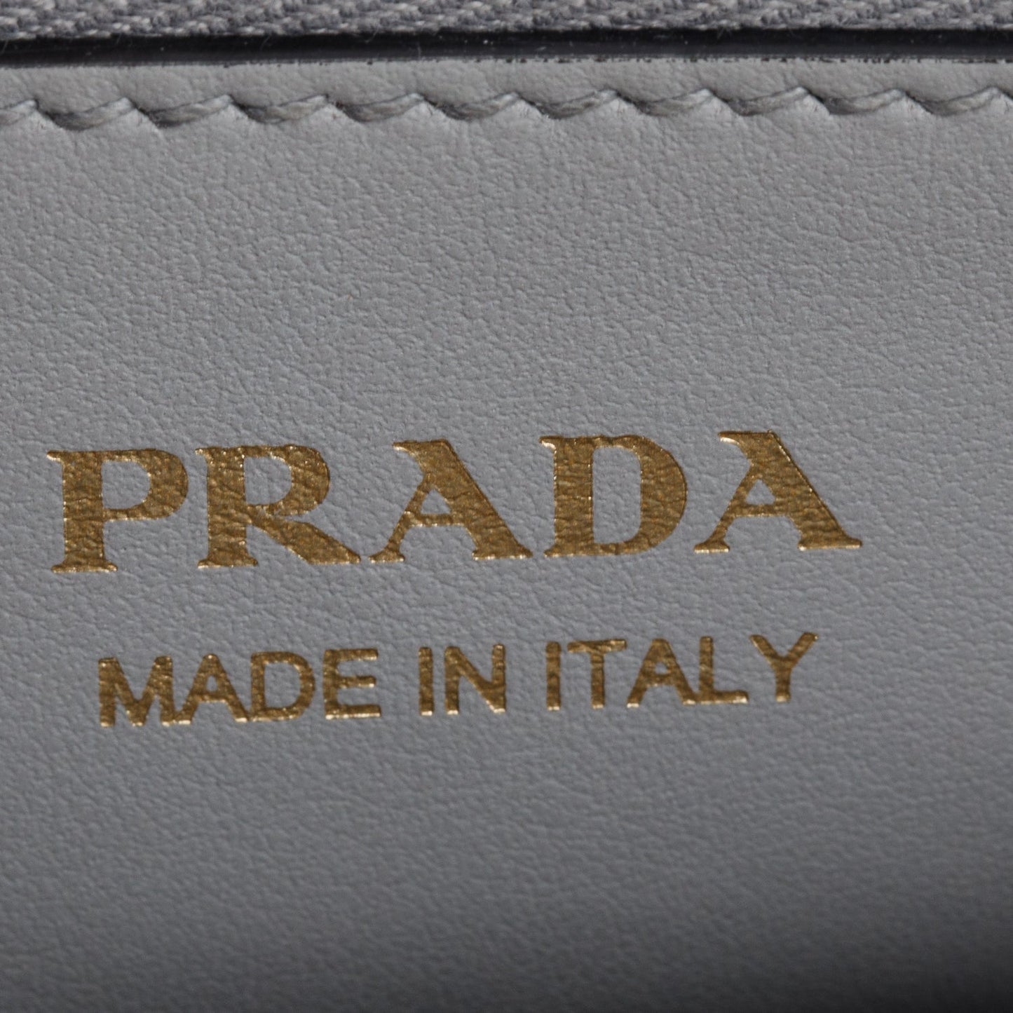 Prada Grey Saffiano & City Calf Leather Small Paradigme Tote