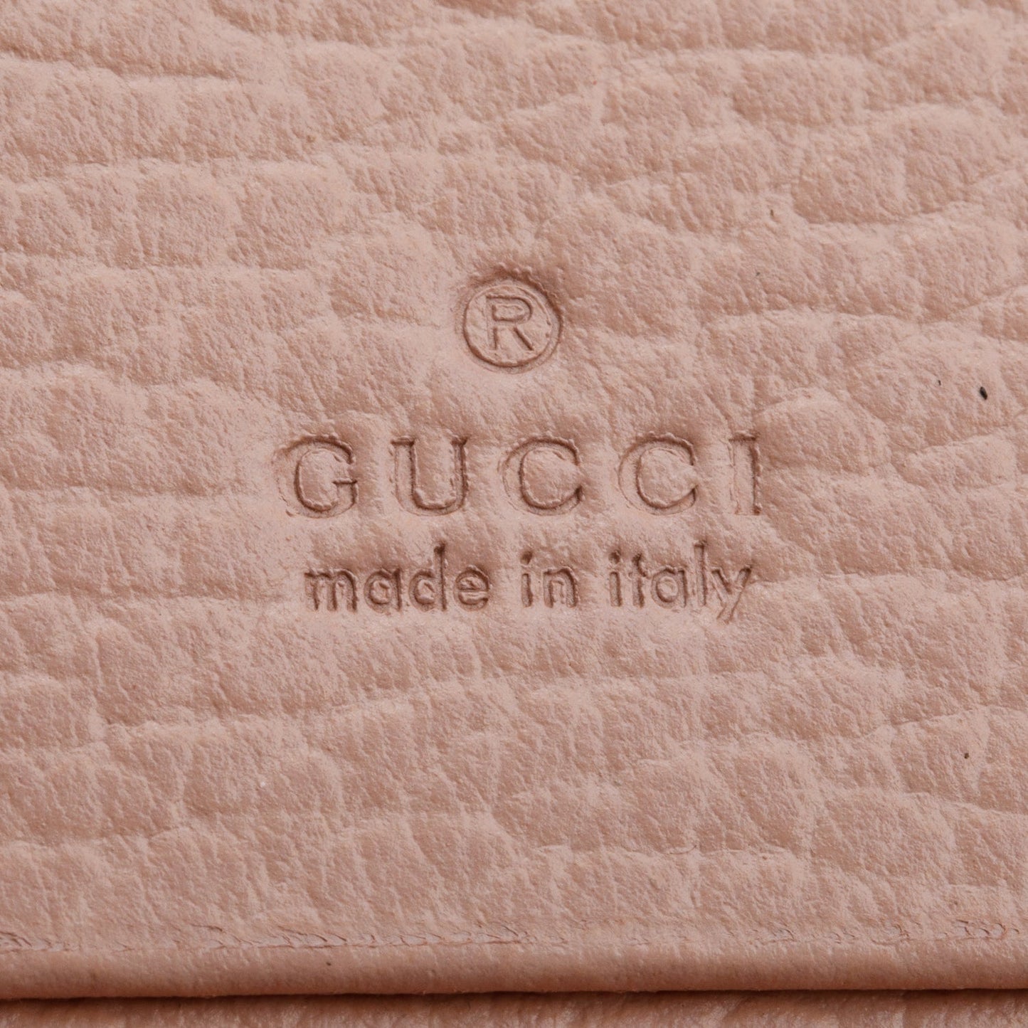 Gucci Pink GG Marmont Leather Card Case Wallet