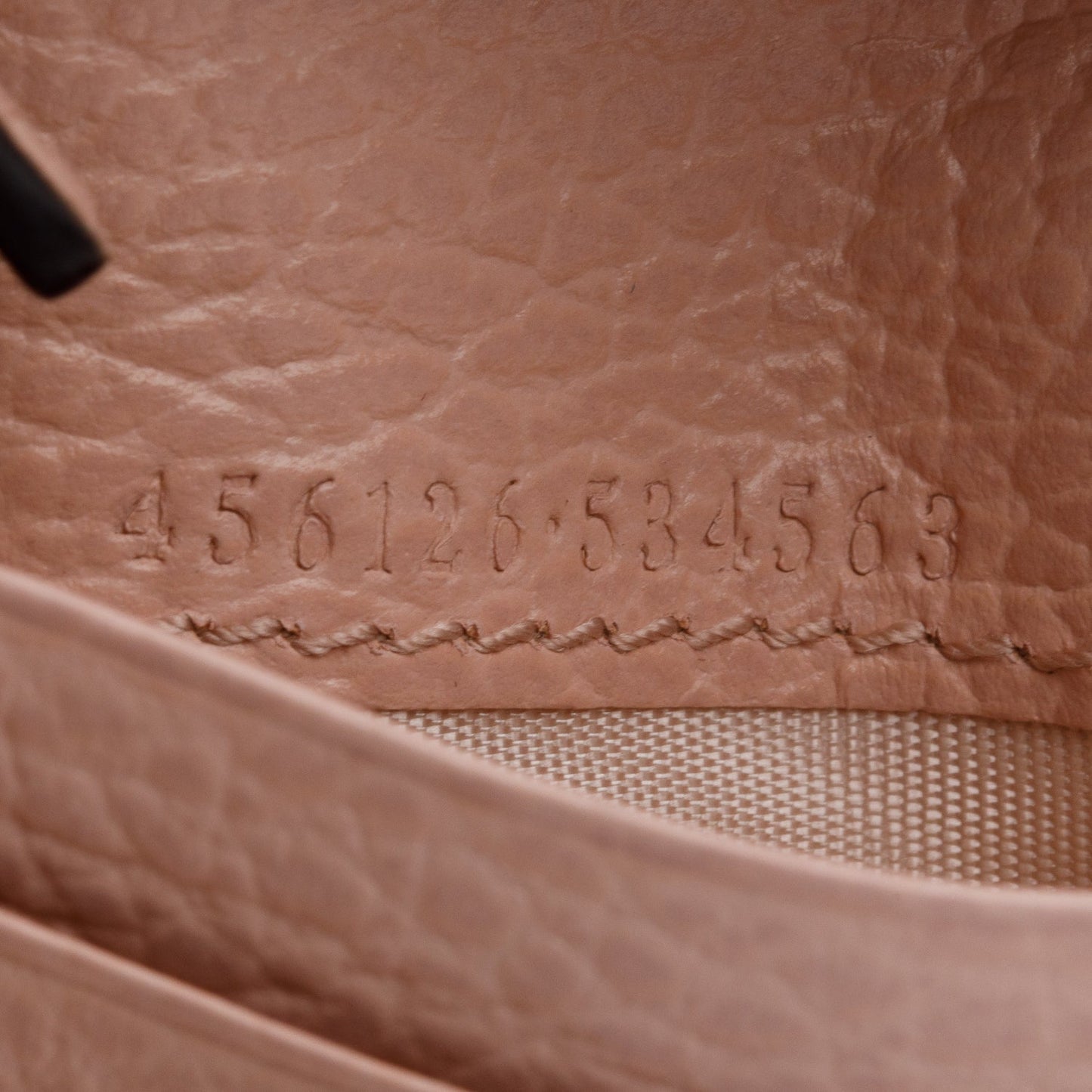 Gucci Pink GG Marmont Leather Card Case Wallet